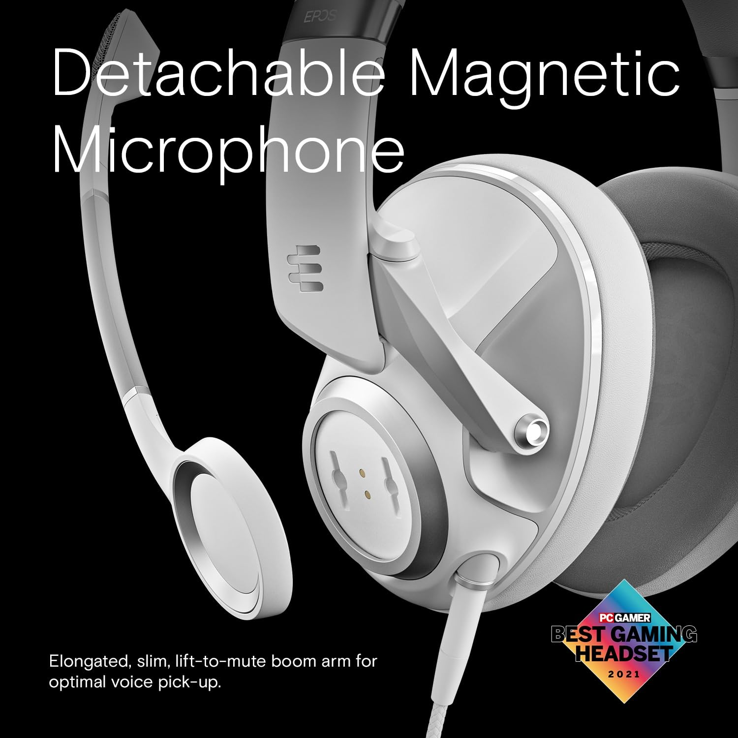Foto 4 | Auriculares Para Juegos Epos H6pro De Acústica Cerrada Con Micrófono, Color Blanco - Venta Internacional.
