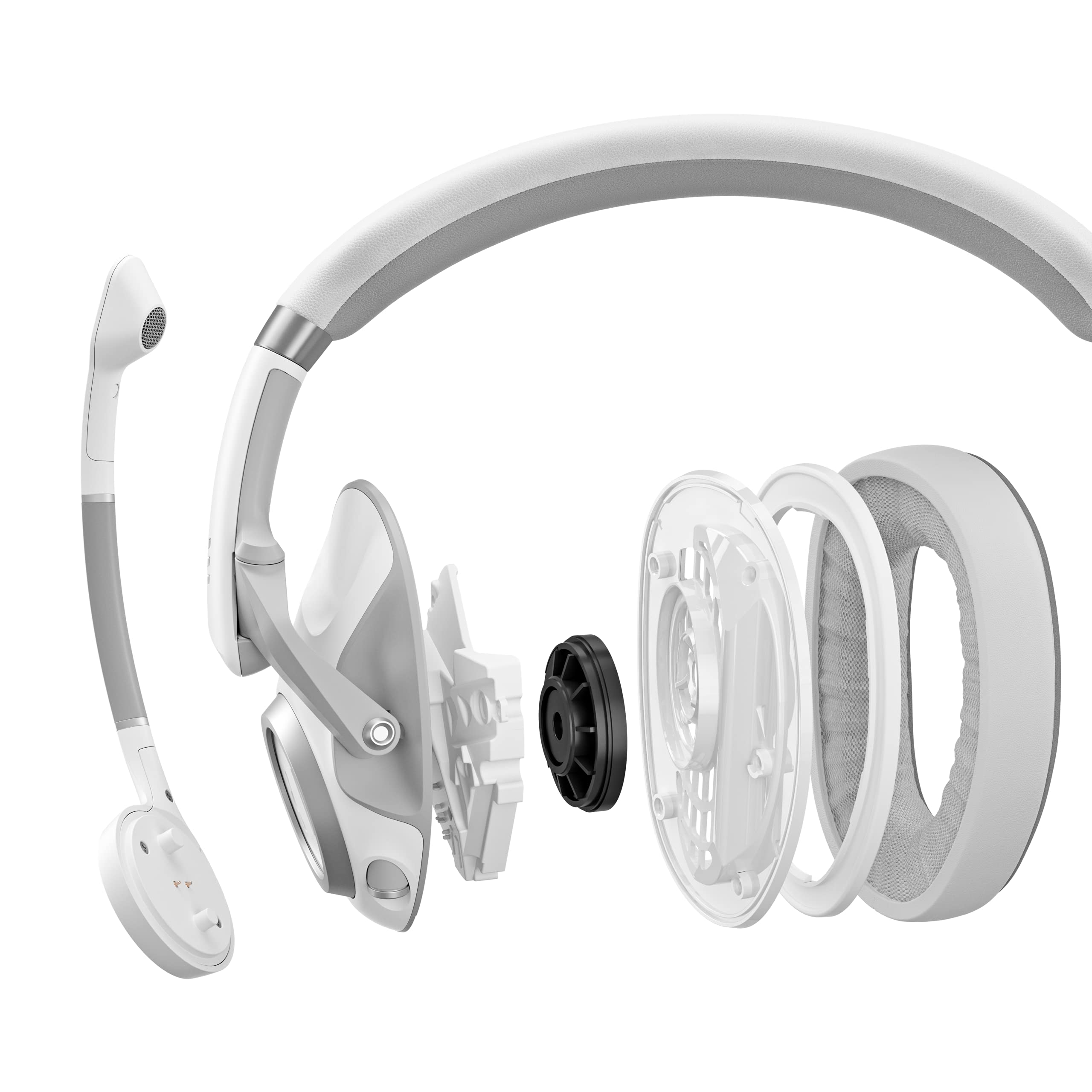 Foto 7 pulgar | Auriculares Para Juegos Epos H6pro De Acústica Cerrada Con Micrófono, Color Blanco - Venta Internacional.