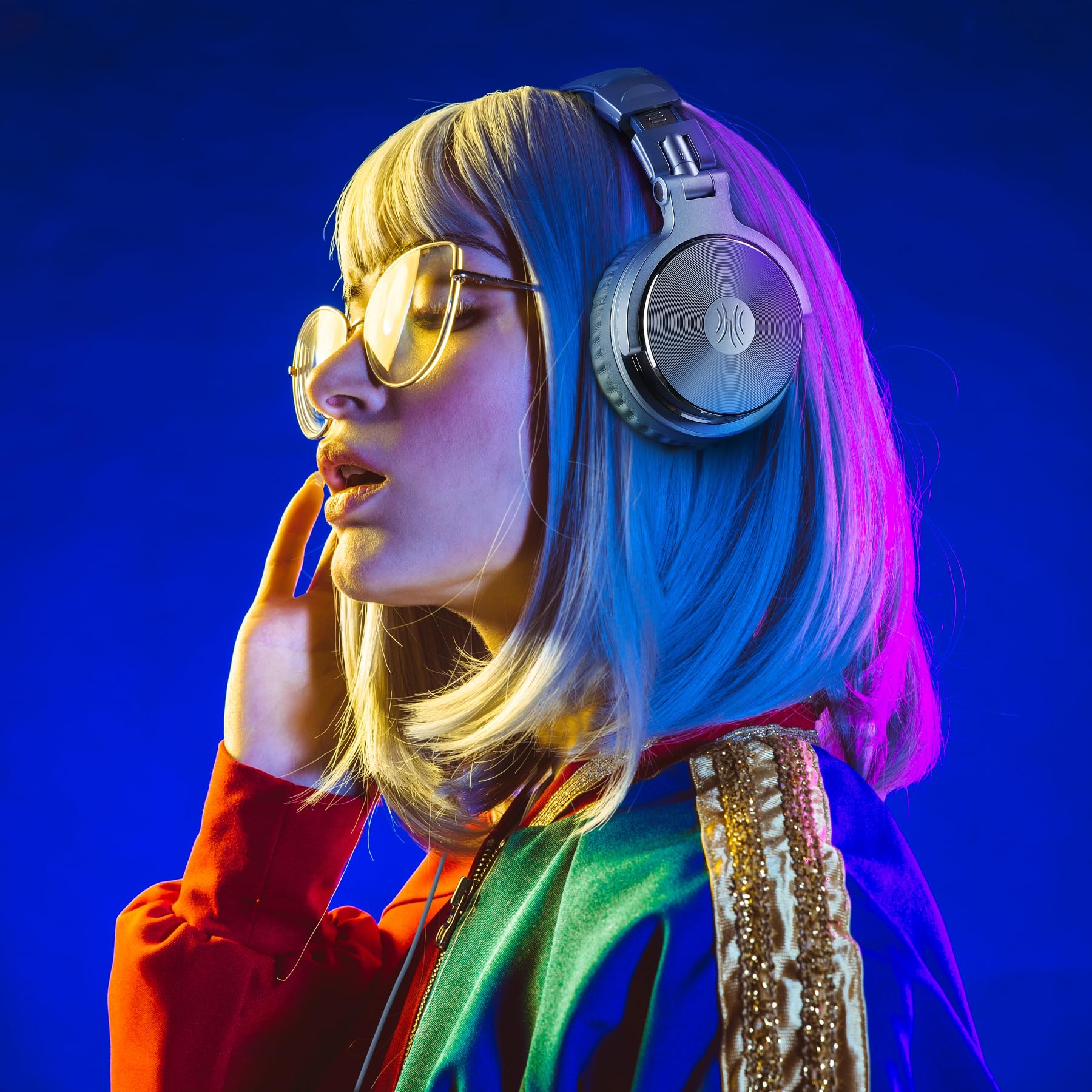 Foto 5 pulgar | Auriculares Oneodio Hi-res Studio Monitor & Mixing Azul Cielo - Venta Internacional.