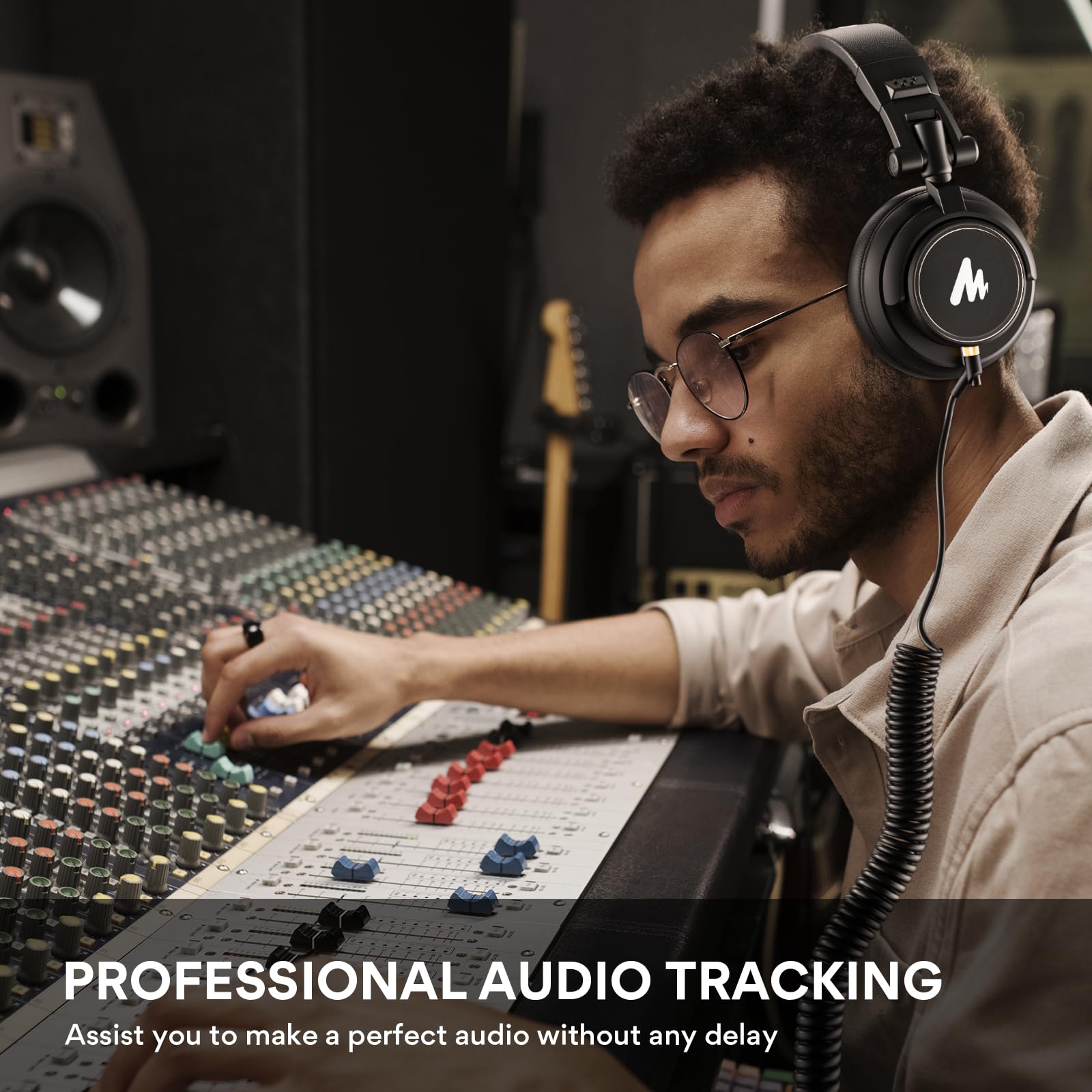 Foto 3 | Auriculares De Estudio Maono Au-mh601 Con Monitor Estéreo Para Colocar Sobre Las Orejas - Venta Internacional.