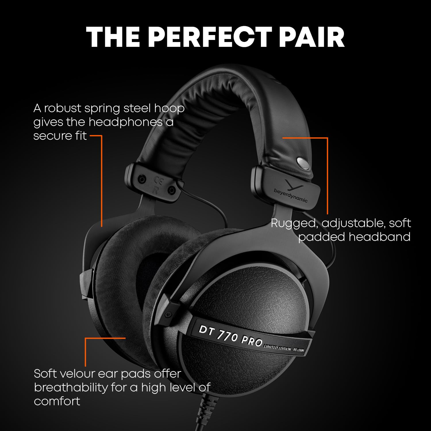 Foto 3 pulgar | Auriculares Beyerdynamic Dt 770 Pro 32 Ohm Grey Studio - Venta Internacional.
