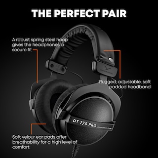 Foto 2 | Auriculares Beyerdynamic Dt 770 Pro 32 Ohm Grey Studio - Venta Internacional.