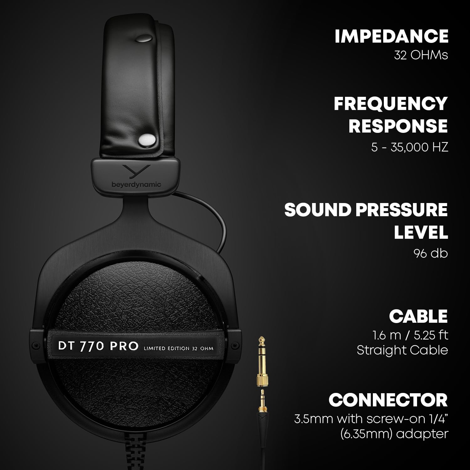 Foto 3 | Auriculares Beyerdynamic Dt 770 Pro 32 Ohm Grey Studio - Venta Internacional.