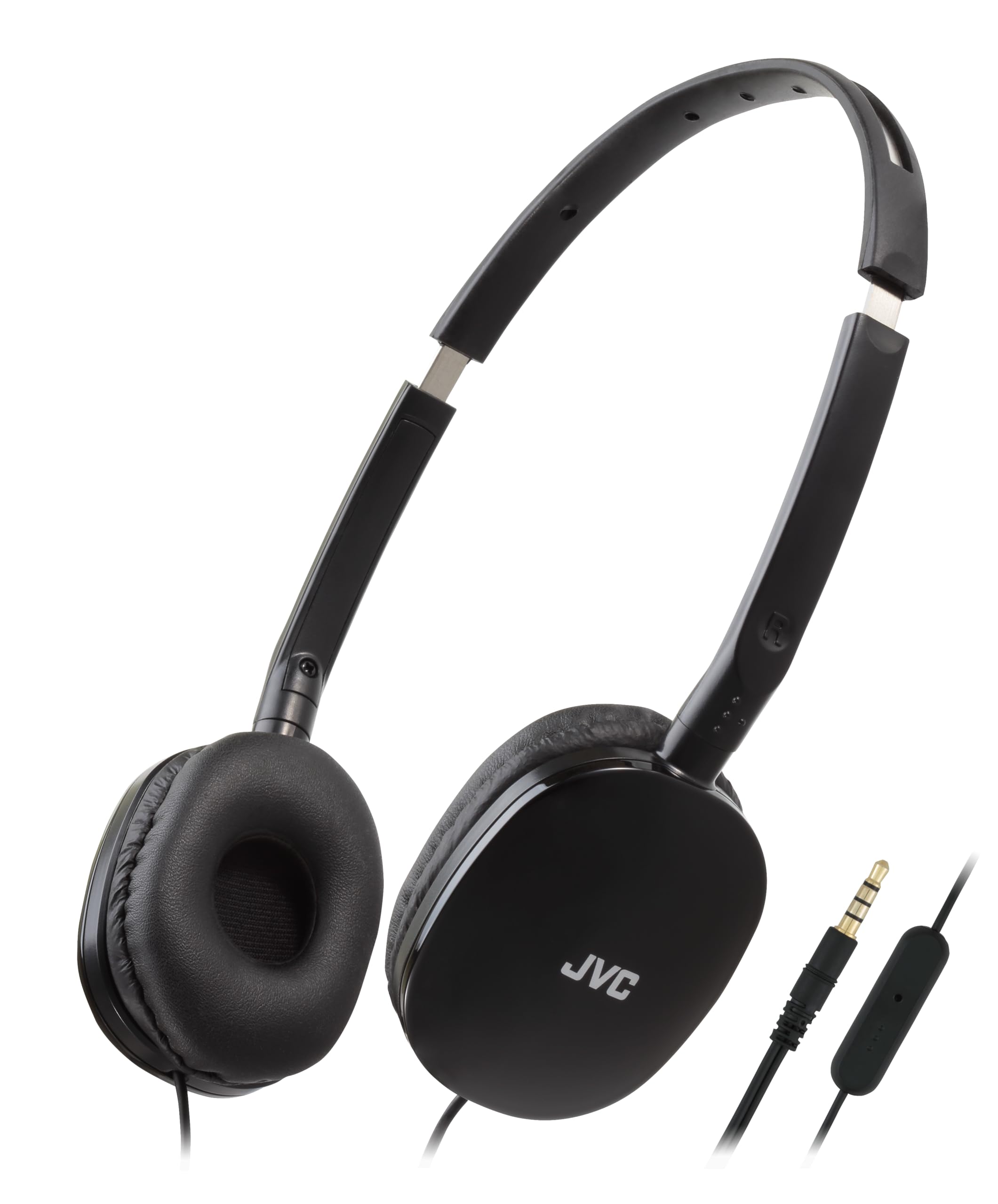 Foto 2 pulgar | Auriculares Jvc Has160mb Flats On Ear Con Mando A Distancia Y Micrófono, Color Negro - Venta Internacional.