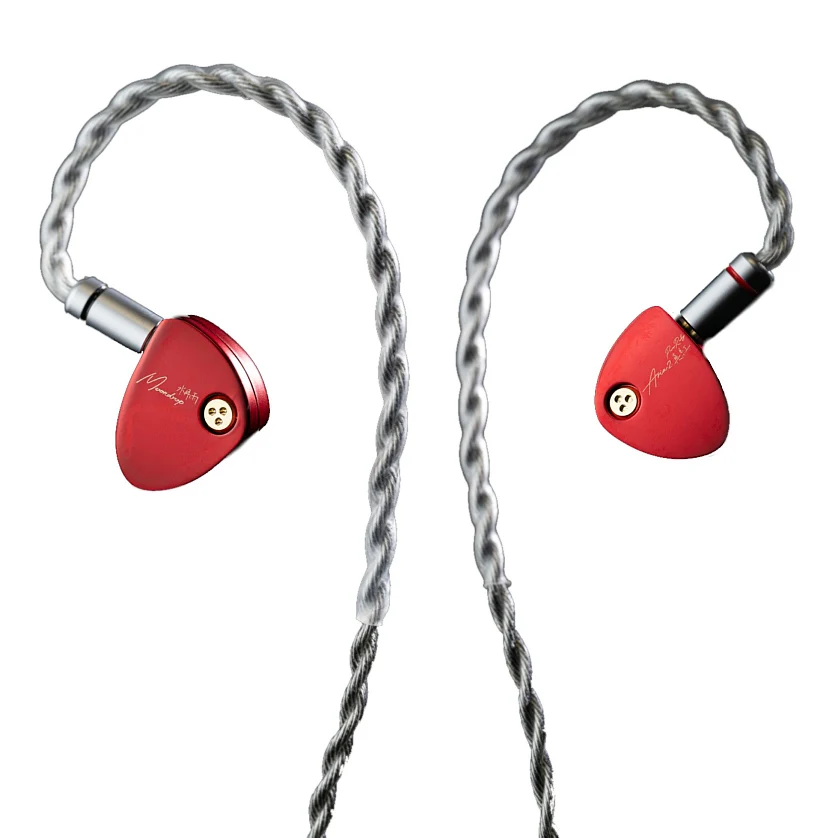 Foto 2 pulgar | Audífonos Hi-res Con Drivers Cerámicos Cristalinos Moondrop Aria2 Red