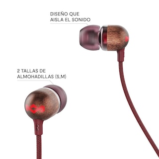 Foto 5 | Audifonos Smile Jamaica Red The House Of Marley In Ear