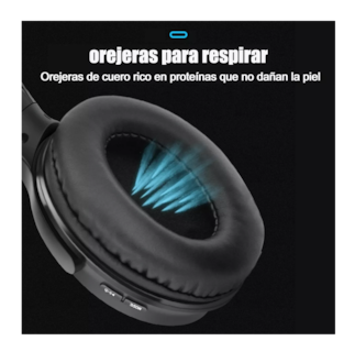 Foto 5 | Audífonos Inalámbricos Belug Negros con Bluetooth