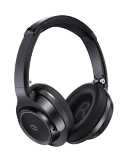 Foto 1 | Audífonos Inalámbricos Bluetooth Diadema con Micrófono Negro