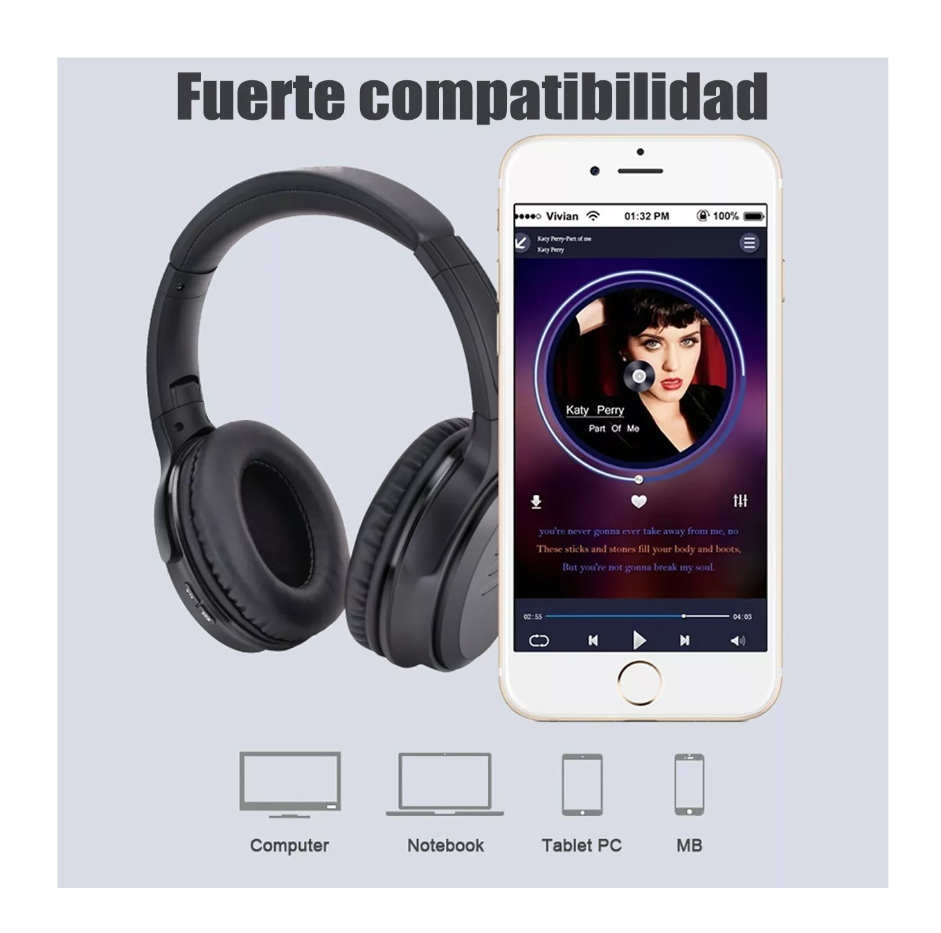 Foto 3 pulgar | Audífonos Inalámbricos Lab.G Negros con Bluetooth
