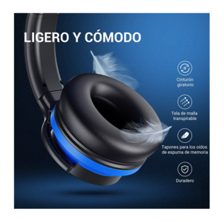 Foto 3 | Audífonos Bluetooth Cowin con Cancelación de Ruido Azul