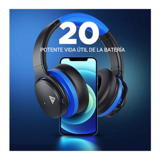Foto 4 | Audífonos Bluetooth Cowin con Cancelación de Ruido Azul