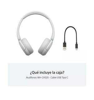 Foto 2 | Audífonos Inalámbricos Wh-ch520 Color Blanco