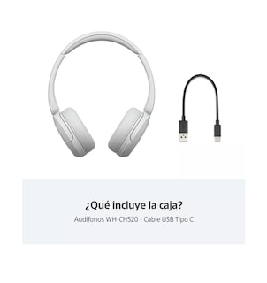Foto 2 | Audífonos Inalámbricos Wh-ch520 Color Blanco