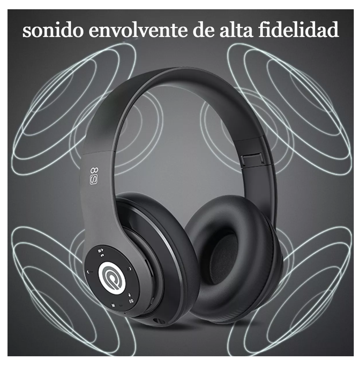Foto 3 pulgar | Audífonos Inalámbrico Diadema con Micrófono Emuael Bluetooth 52 Hora
