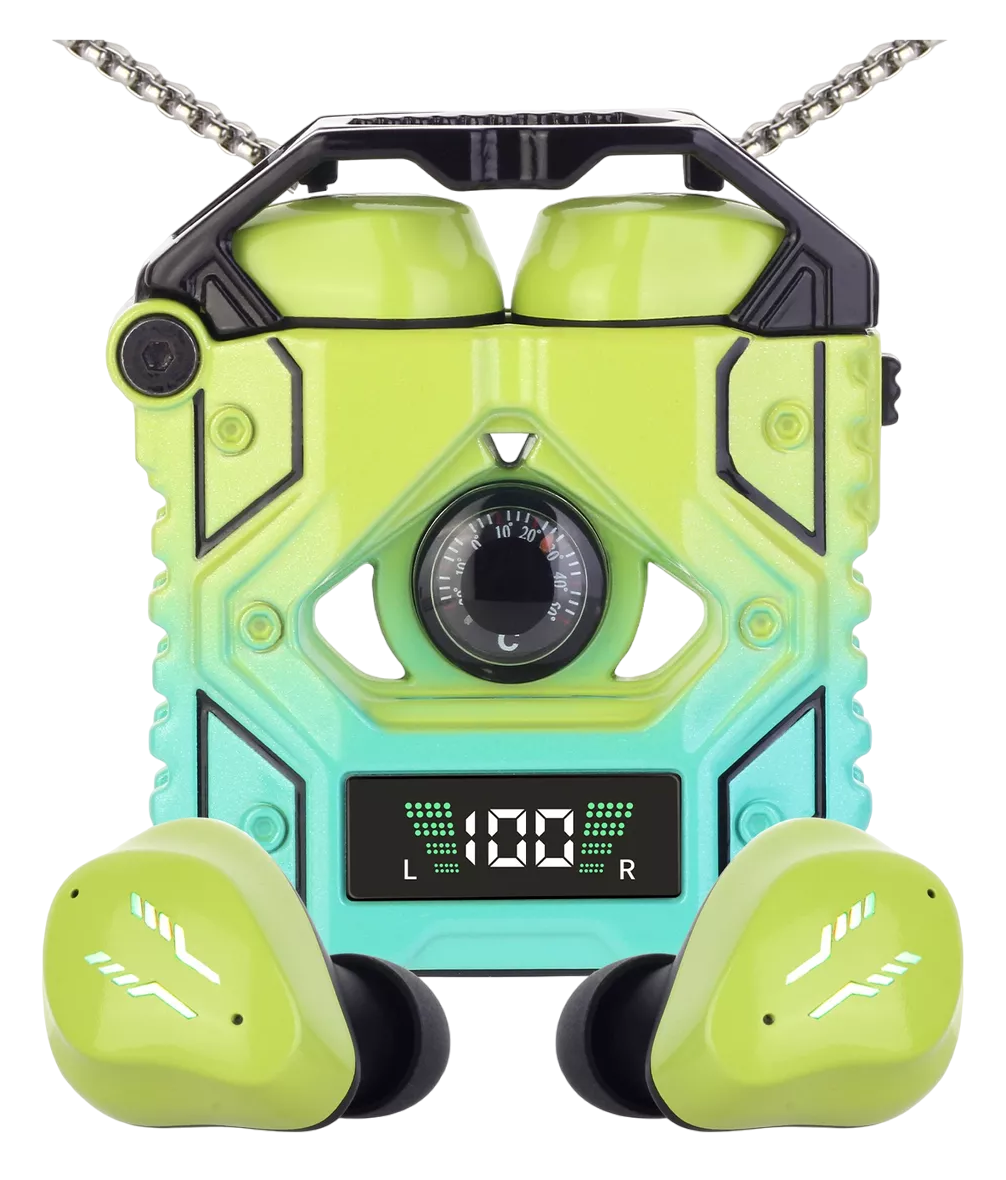 Audífonos True Wireless Lab.G Verdes con Bluetoth