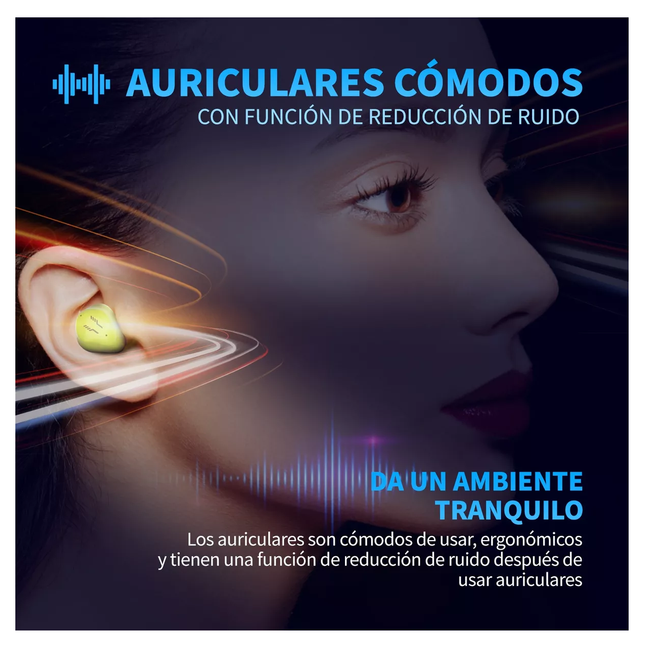 Foto 6 pulgar | Audífonos True Wireless Lab.G Verdes con Bluetoth