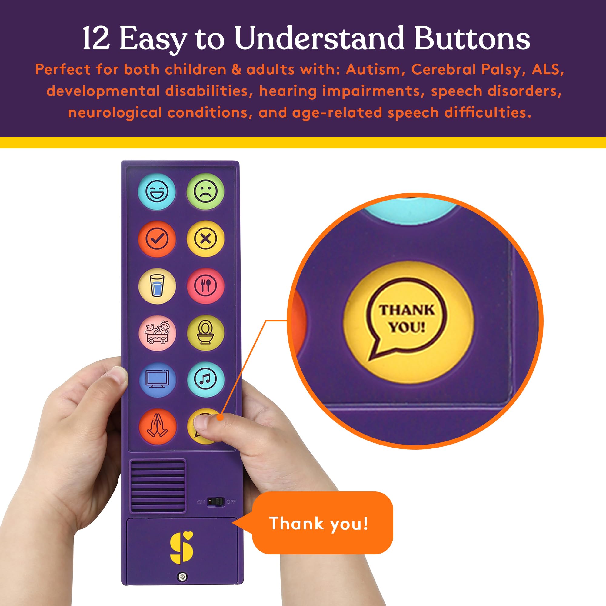 Foto 4 pulgar | Suministros Especiales Para Dispositivos De Comunicación Aac Talker Buddy - Venta Internacional.