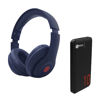 Foto 1 | Paquete Audifonos y Batería Portatil Select Sound Azul