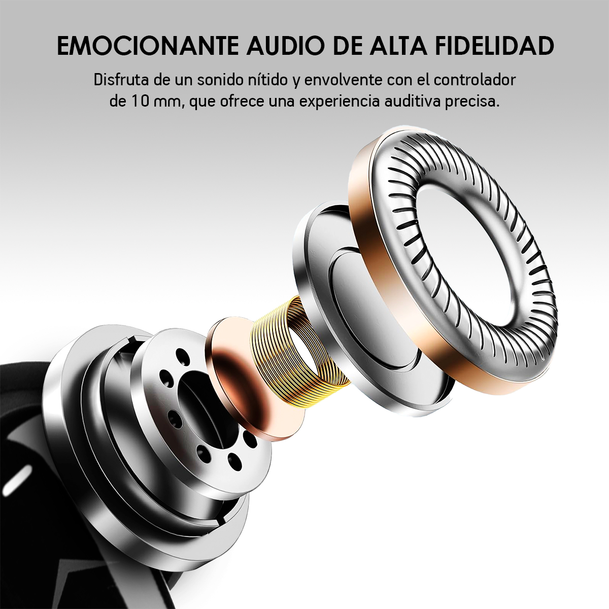 Foto 4 pulgar | Audífonos Inalámbricos Bluetooth Sport Cancelación De Ruido Anc Ipx4, Akane, Color Negro