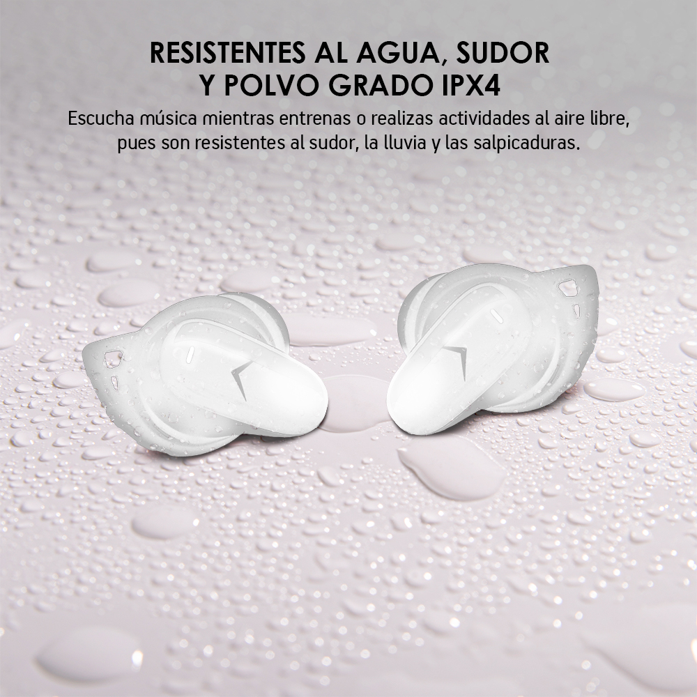 Foto 6 pulgar | Audífonos Inalámbricos Bluetooth Sport Cancelación De Ruido Anc Ipx4, Akane, Color Blanco