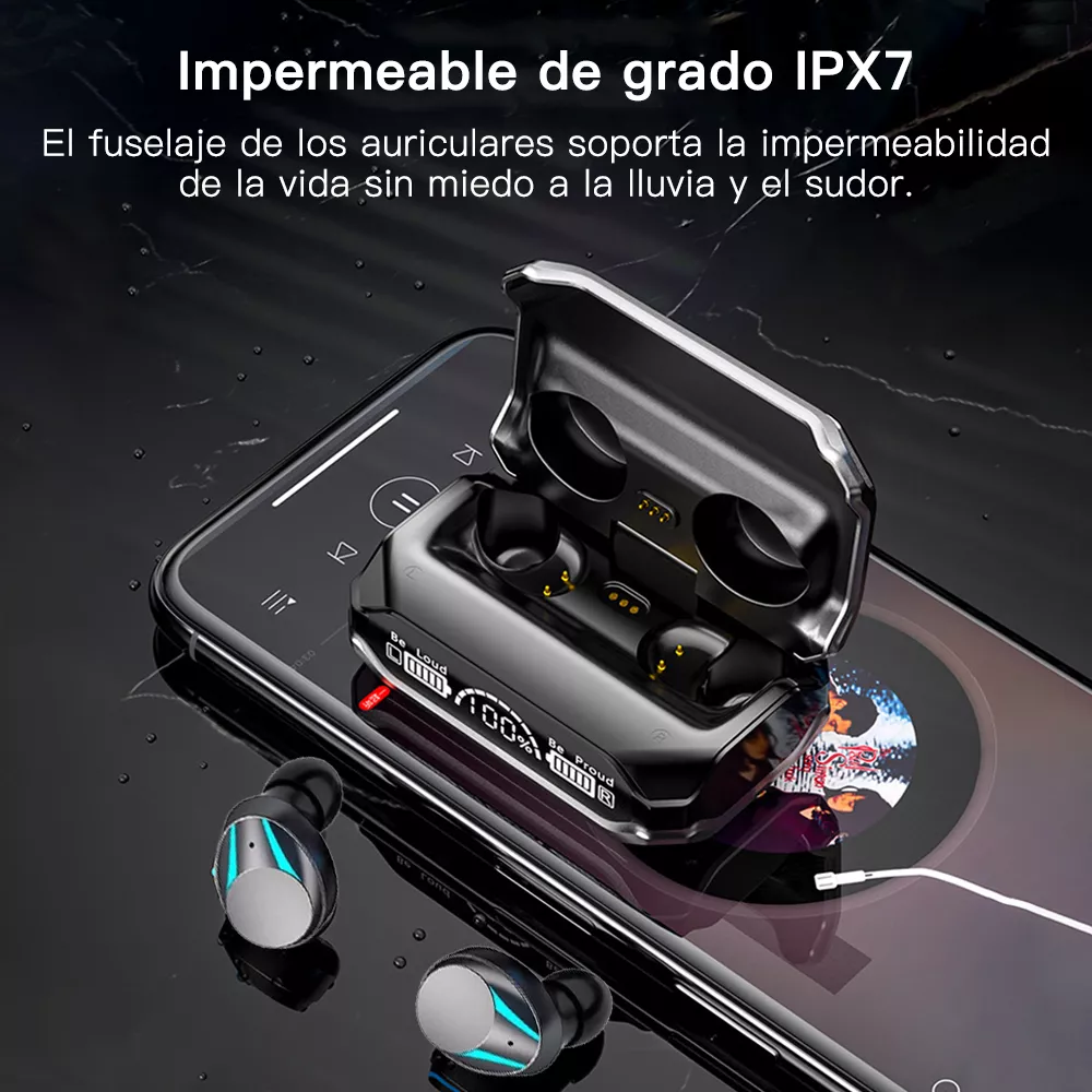 Foto 6 pulgar | Audífonos Bluetooth Hd Reducción de Ruido Inalámbricos Gris