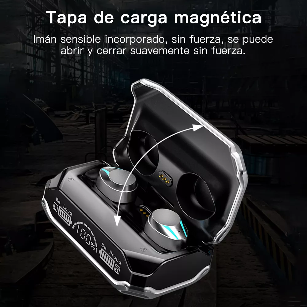 Foto 7 pulgar | Audífonos Bluetooth Hd Reducción de Ruido Inalámbricos Gris