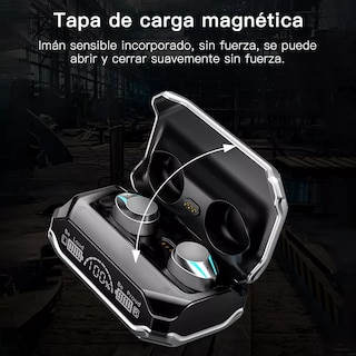Foto 6 | Audífonos Bluetooth Hd Reducción de Ruido Inalámbricos Gris