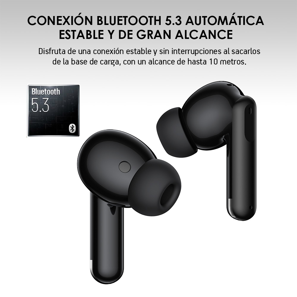 Foto 6 pulgar | Audífonos Inalámbricos Bluetooth Con Cancelación De Ruido Activa, Akane, Color Negro