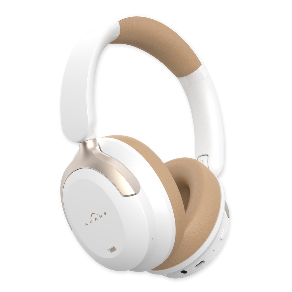 Foto 2 pulgar | Audífonos Inalámbricos De Diadema Bluetooth Con Cancelación De Ruido, Akane, Color Blanco
