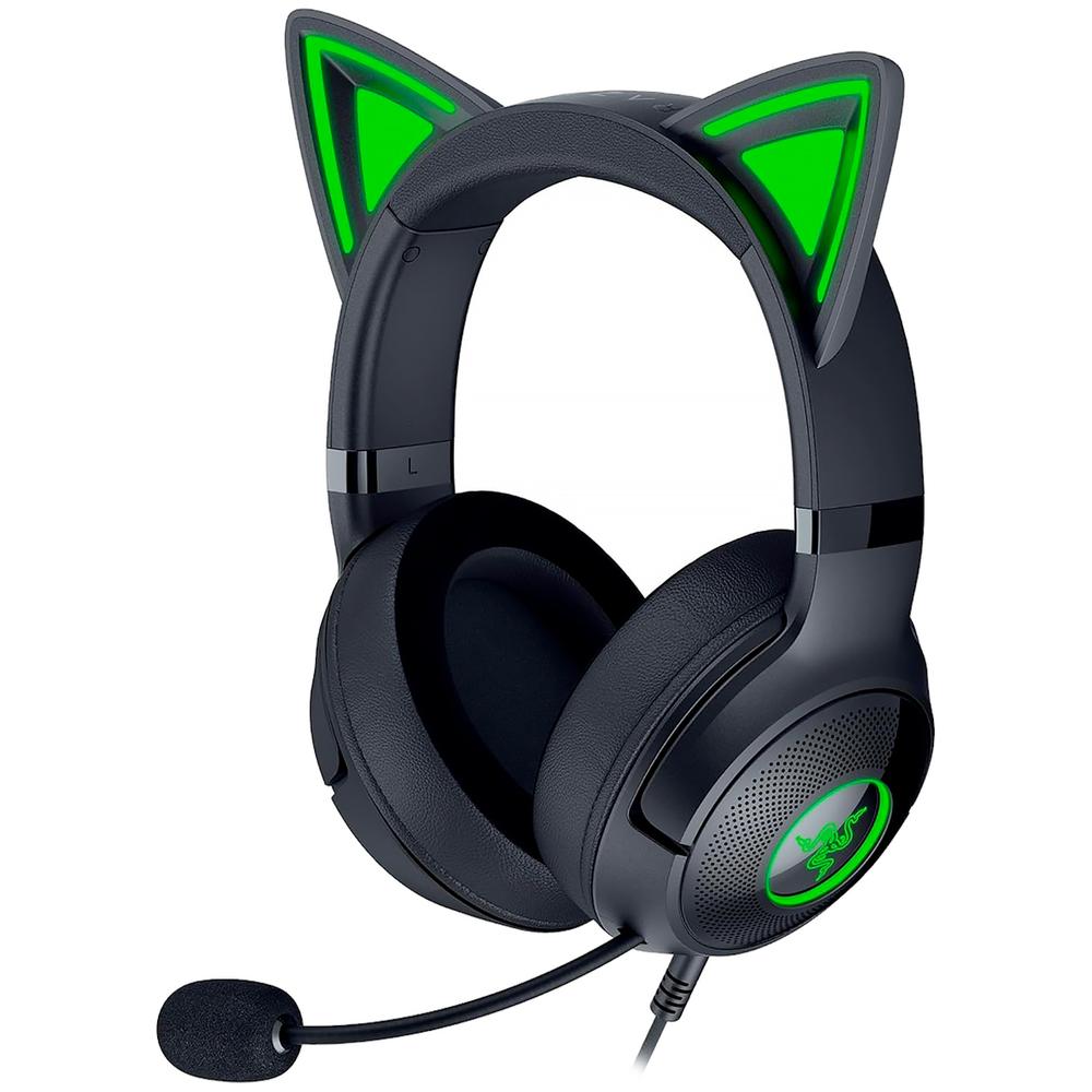 Foto 2 pulgar | Audifonos Gamer Razer Kraken Kitty V2 Rgb Alambricos Sonido Envolvente 7.1 Negro
