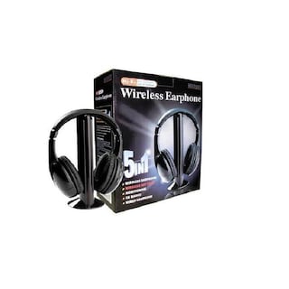 Foto 1 | Auriculares Inalámbricos Para Tv Fm, Mp3, 5 En 1 - Venta Internacional.