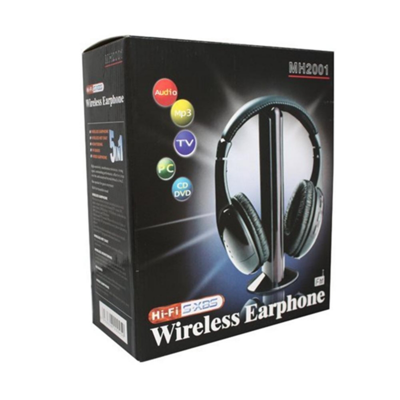Foto 3 pulgar | Auriculares Inalámbricos Para Tv Fm, Mp3, 5 En 1 - Venta Internacional.