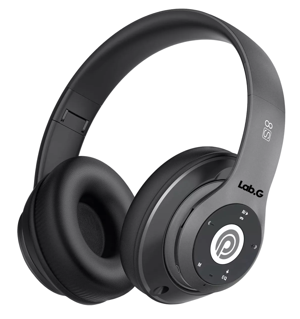 Audífonos Inalámbrico Lab.g Diadema Con Microfono Bluetooth Color Negro