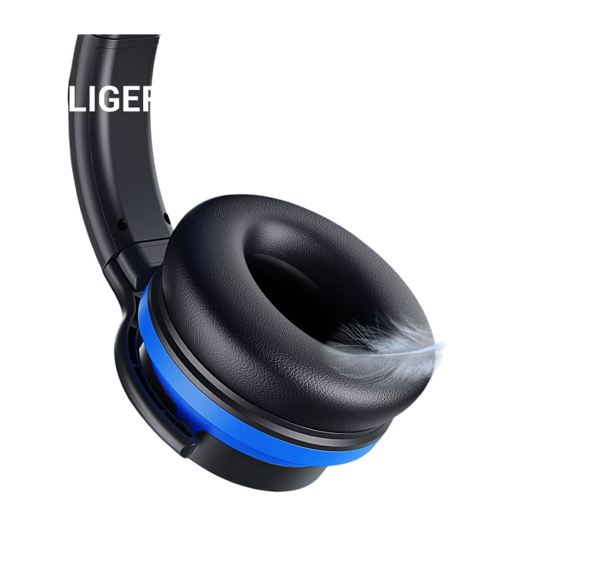 Foto 4 pulgar | Audífonos Bluetooth Con Cancelación De Ruido Belug Azul/negro