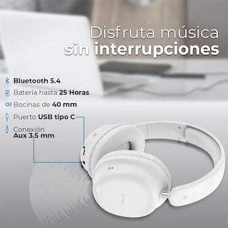 Foto 4 | Audífonos Inalámbricos Acteck Honour 2 Plus HP626 con Micrófono Integrado