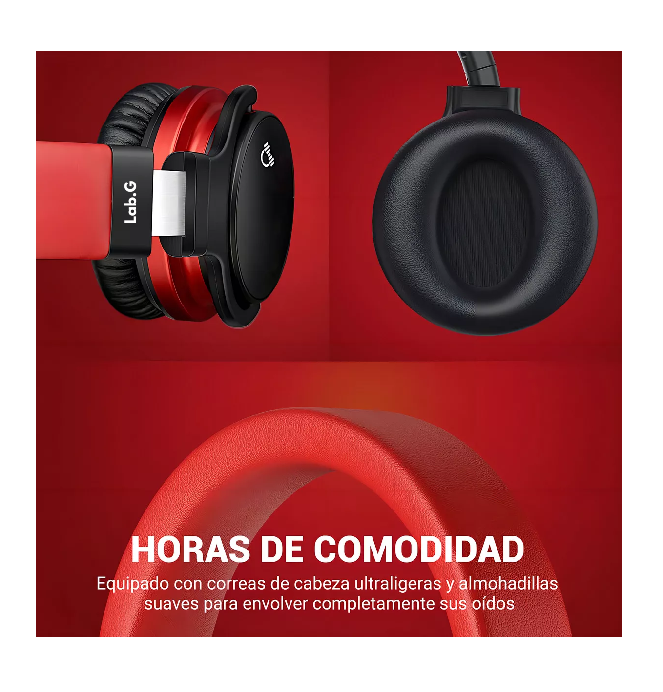 Foto 5 pulgar | Auricular Inalámbrico E7c Bluetooth 5.0 Rojo