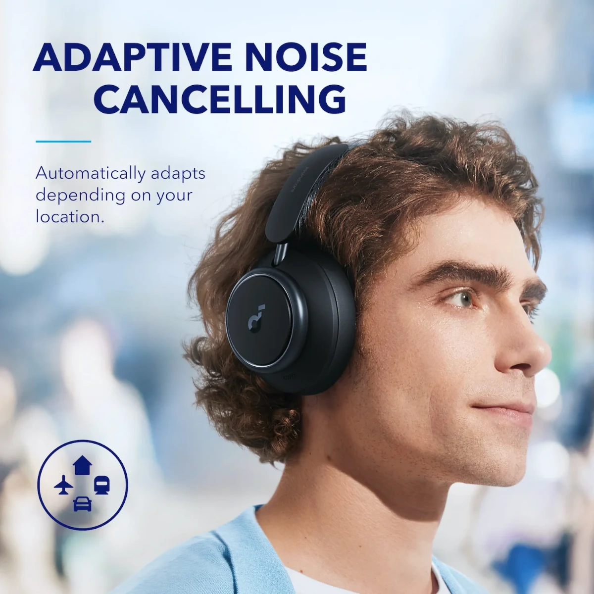 Foto 5 pulgar | Audifonos Inalámbricos Soundcore Space Q45 con Cancelación Ruido
