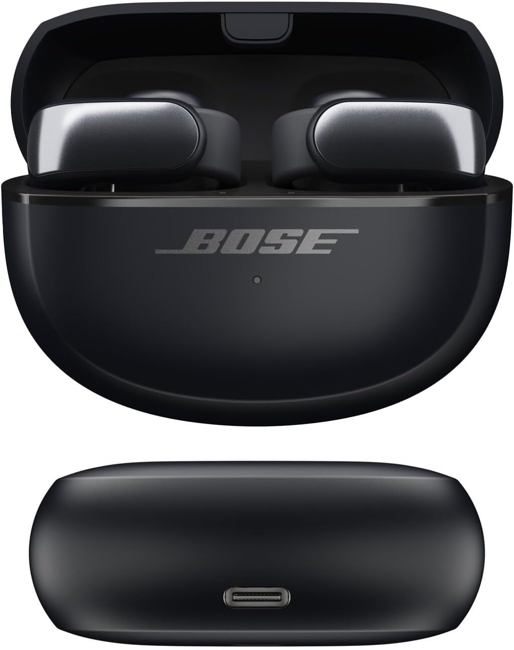 Foto 2 pulgar | Audífonos Inalámbricos Bose Ultra Open Earbuds Negros Luz Azul