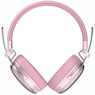 Foto 1 | Audifonos Diadema Inalambrica Acteck Luxe Chic Hp710 Microfono Integrado Bluetooth 5.4 Rosa Ac-94090