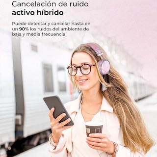 Foto 5 | Audifonos Diadema Inalambrica Acteck Luxe Chic Hp710 Microfono Integrado Bluetooth 5.4 Rosa Ac-94090