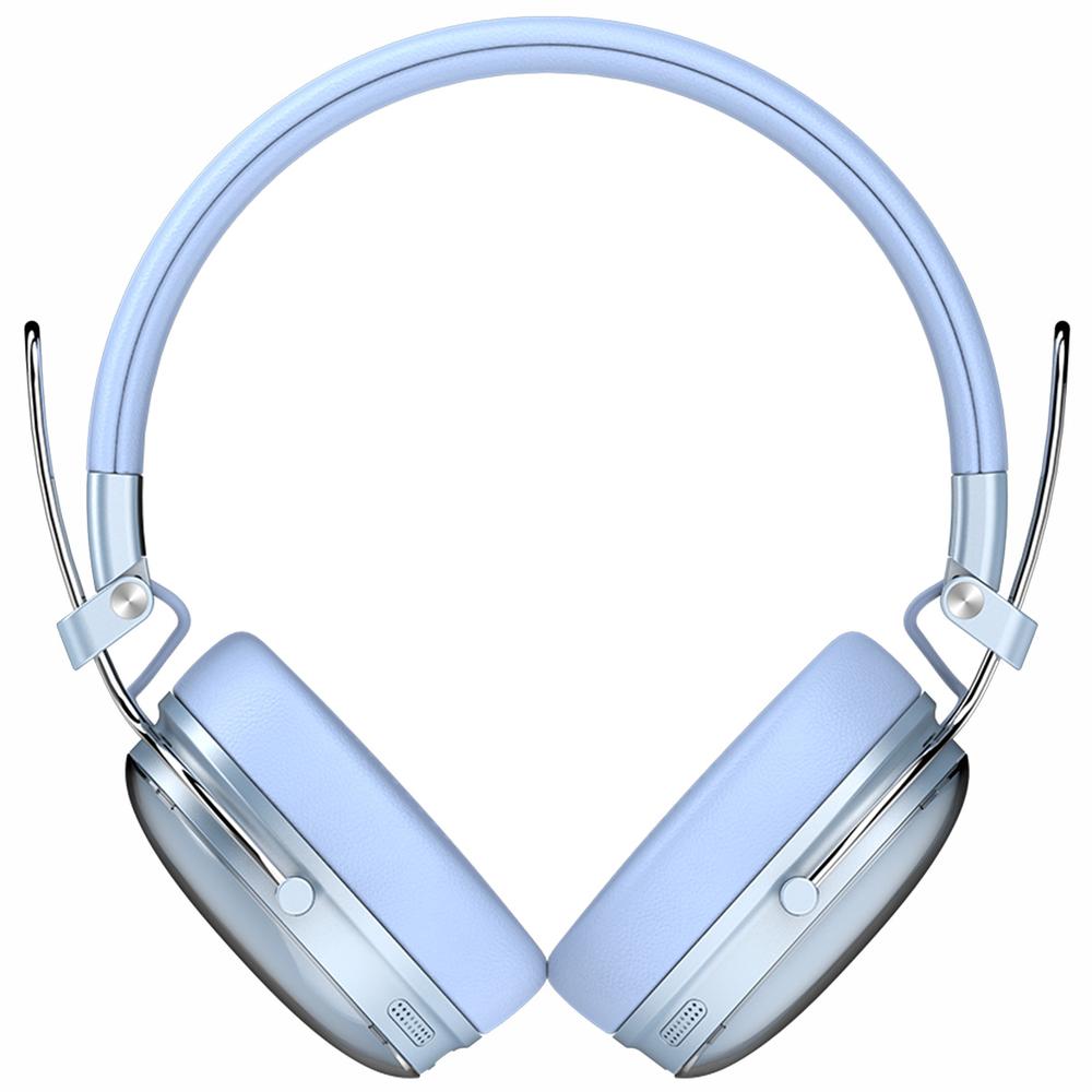 Foto 1 | Audifonos Diadema Inalambrica Acteck Luxe Chic Hp710 Microfono Integrado Bluetooth 5.4 Azul Ac-94091