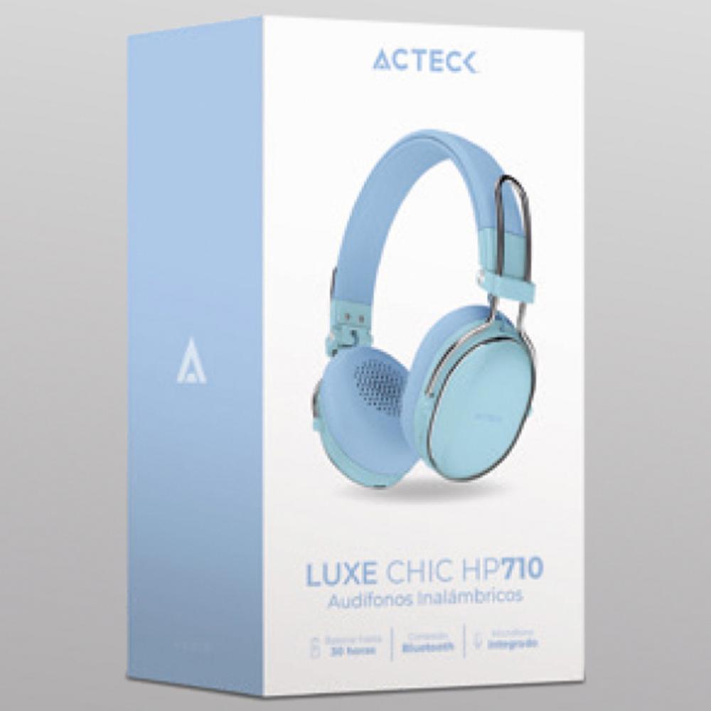 Foto 7 pulgar | Audifonos Diadema Inalambrica Acteck Luxe Chic Hp710 Microfono Integrado Bluetooth 5.4 Azul Ac-94091