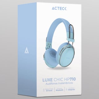 Foto 6 | Audifonos Diadema Inalambrica Acteck Luxe Chic Hp710 Microfono Integrado Bluetooth 5.4 Azul Ac-94091