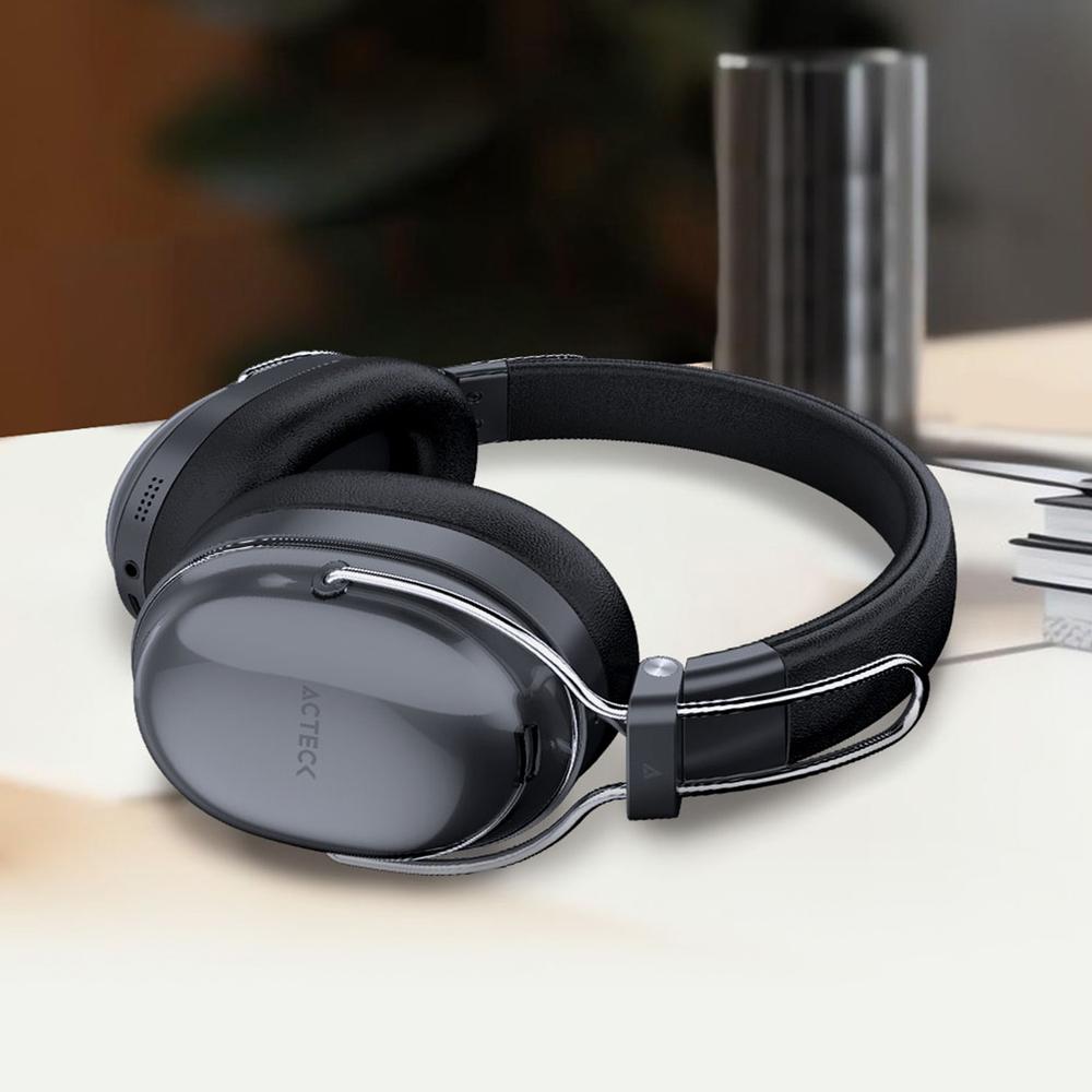 Foto 6 pulgar | Audifonos Diadema Inalambrica Acteck Luxe Pure Hp730 Microfono Integrado Bluetooth 5.4 Negro Ac-9408