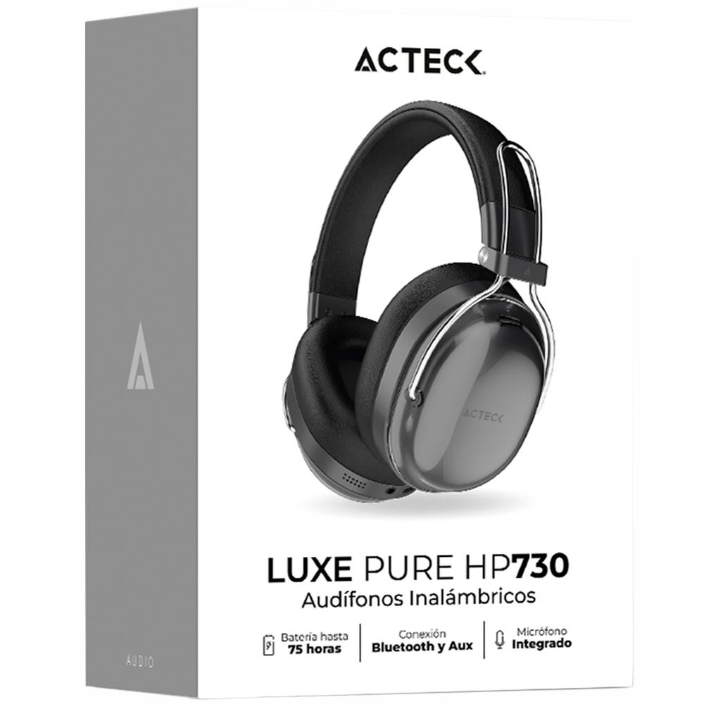 Foto 7 pulgar | Audifonos Diadema Inalambrica Acteck Luxe Pure Hp730 Microfono Integrado Bluetooth 5.4 Negro Ac-9408