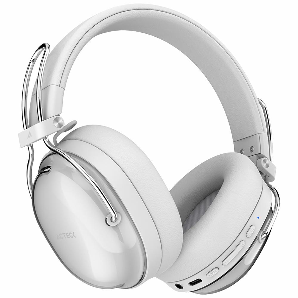 Foto 3 pulgar | Audifonos Diadema Inalambrica Acteck Luxe Pure Hp730 Microfono Integrado Bluetooth 5.4 Blanco Ac-940
