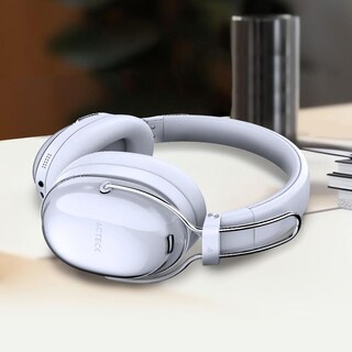 Foto 3 | Audifonos Diadema Inalambrica Acteck Luxe Pure Hp730 Microfono Integrado Bluetooth 5.4 Blanco Ac-940