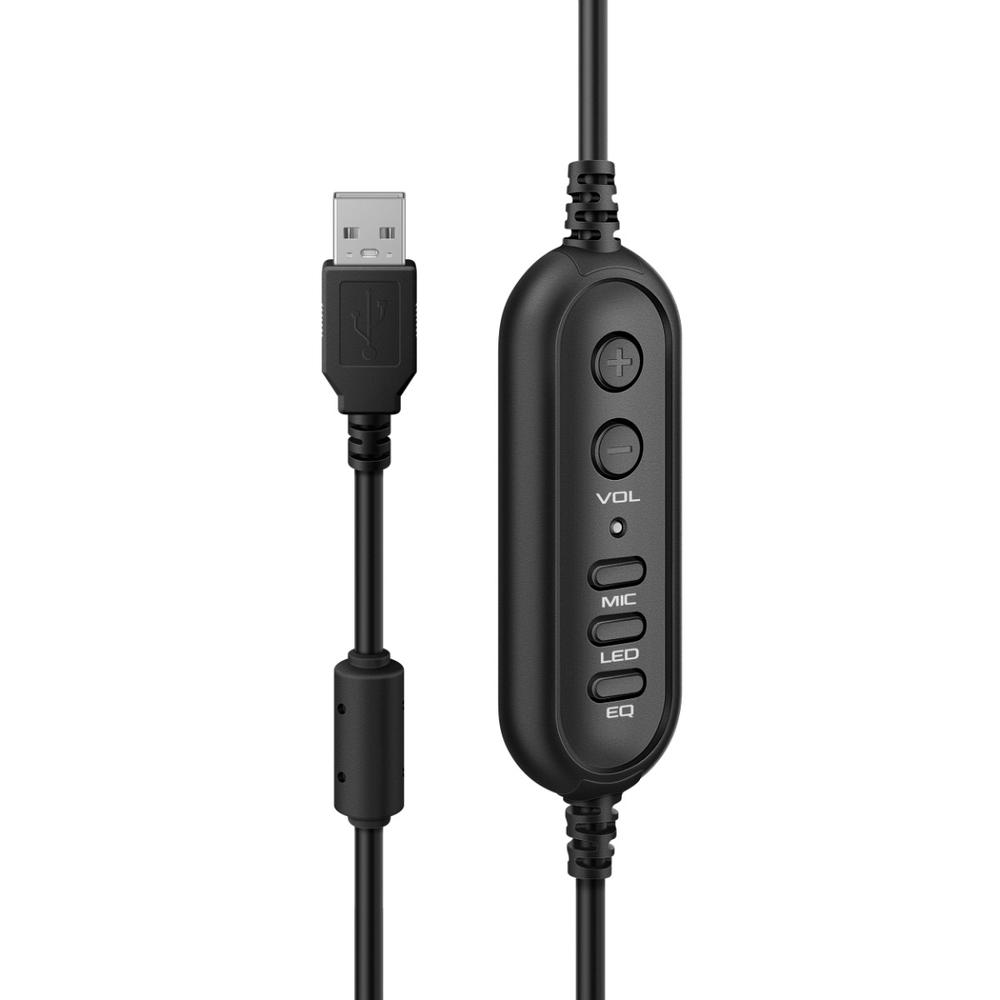 Foto 3 pulgar | Audí­fonos Usb Para Gamers De 7.1 Canales Con Ecualizado