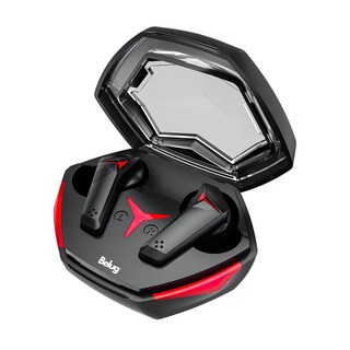Foto 1 | Audífonos Inalámbricos Gamer Belug Negro Rojo