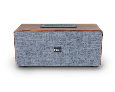 Foto 1 | Bocina Bluetooth Misik Ms254 de Madera color Marrón